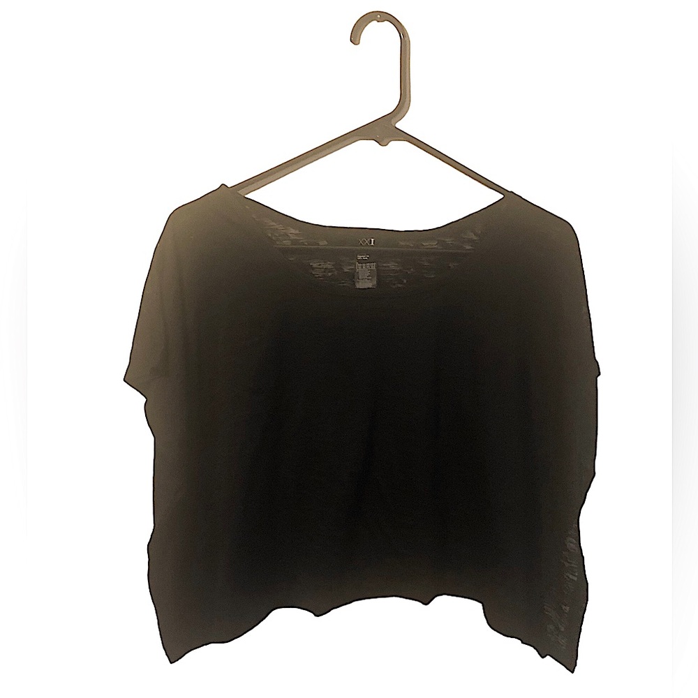 Forever 21 Pinnie-Style Crop Top